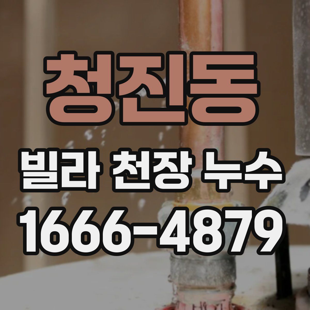 청진동 빌라 천장 누수