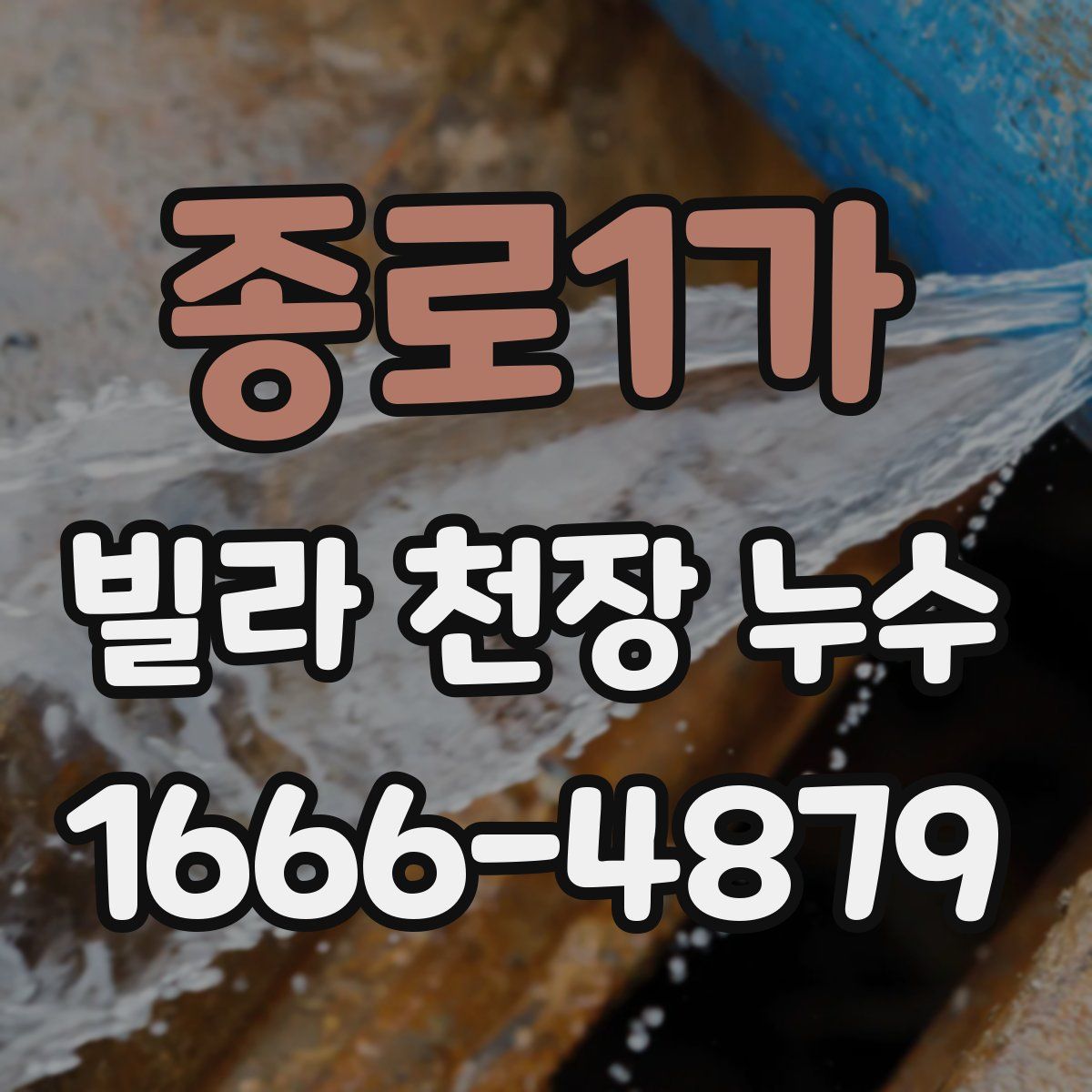 종로1가 빌라 천장 누수