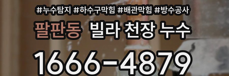 팔판동 빌라 천장 누수