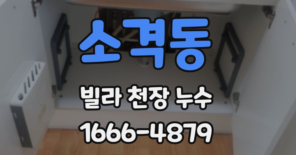 소격동 빌라 천장 누수