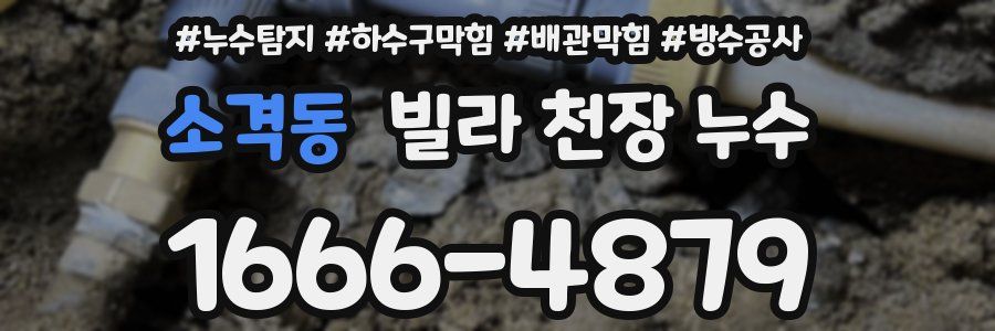 소격동 빌라 천장 누수