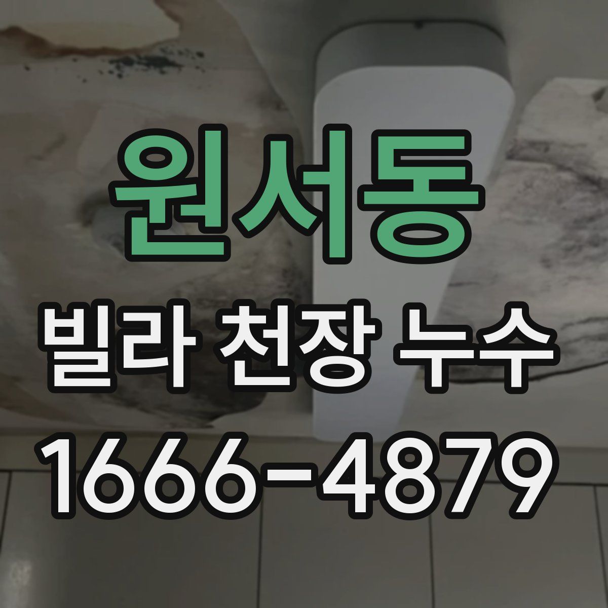 원서동 빌라 천장 누수