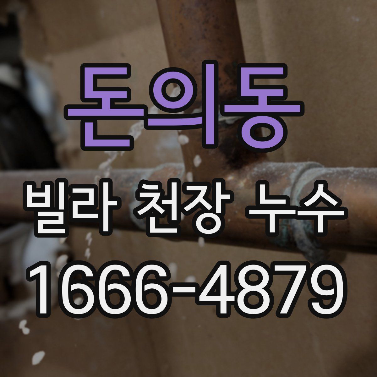 돈의동 빌라 천장 누수