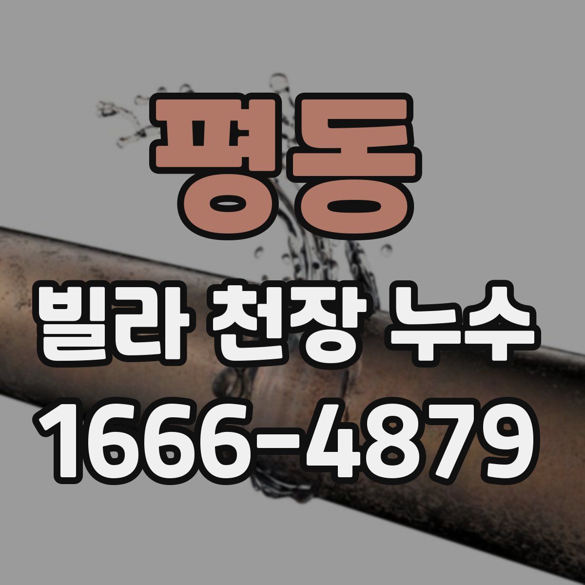 평동 빌라 천장 누수