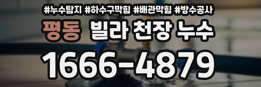 평동 빌라 천장 누수