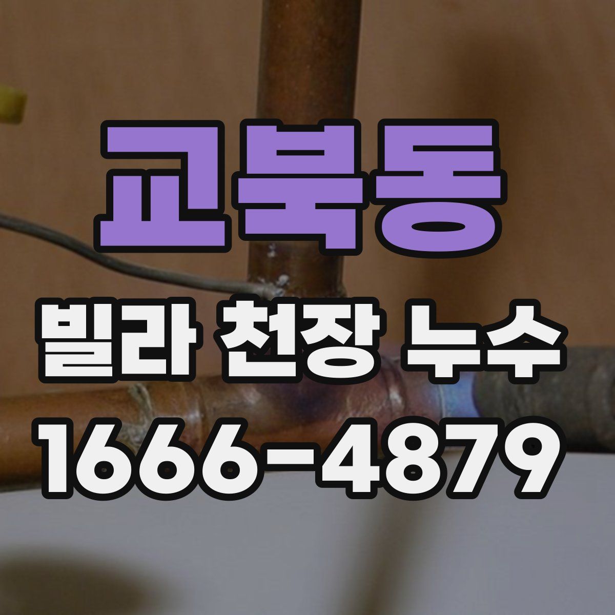 교북동 빌라 천장 누수