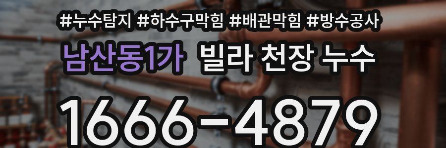 남산동1가 빌라 천장 누수