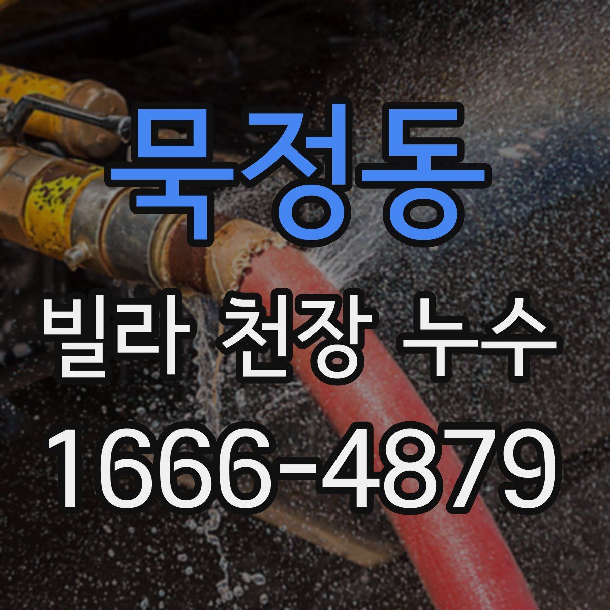 묵정동 빌라 천장 누수
