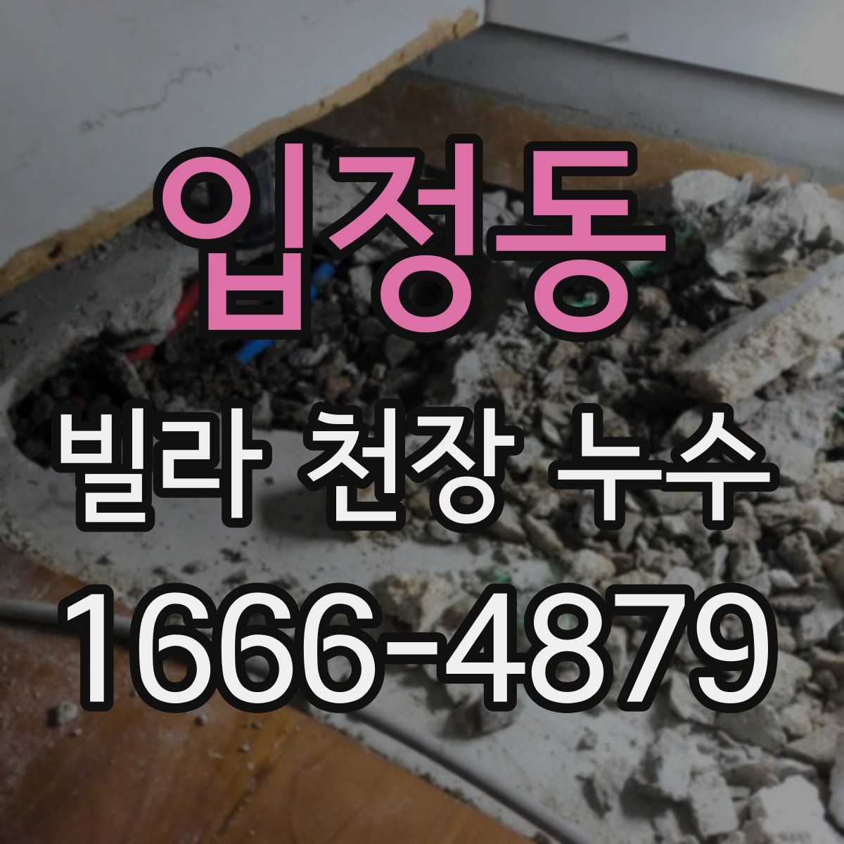입정동 빌라 천장 누수