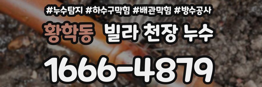 황학동 빌라 천장 누수