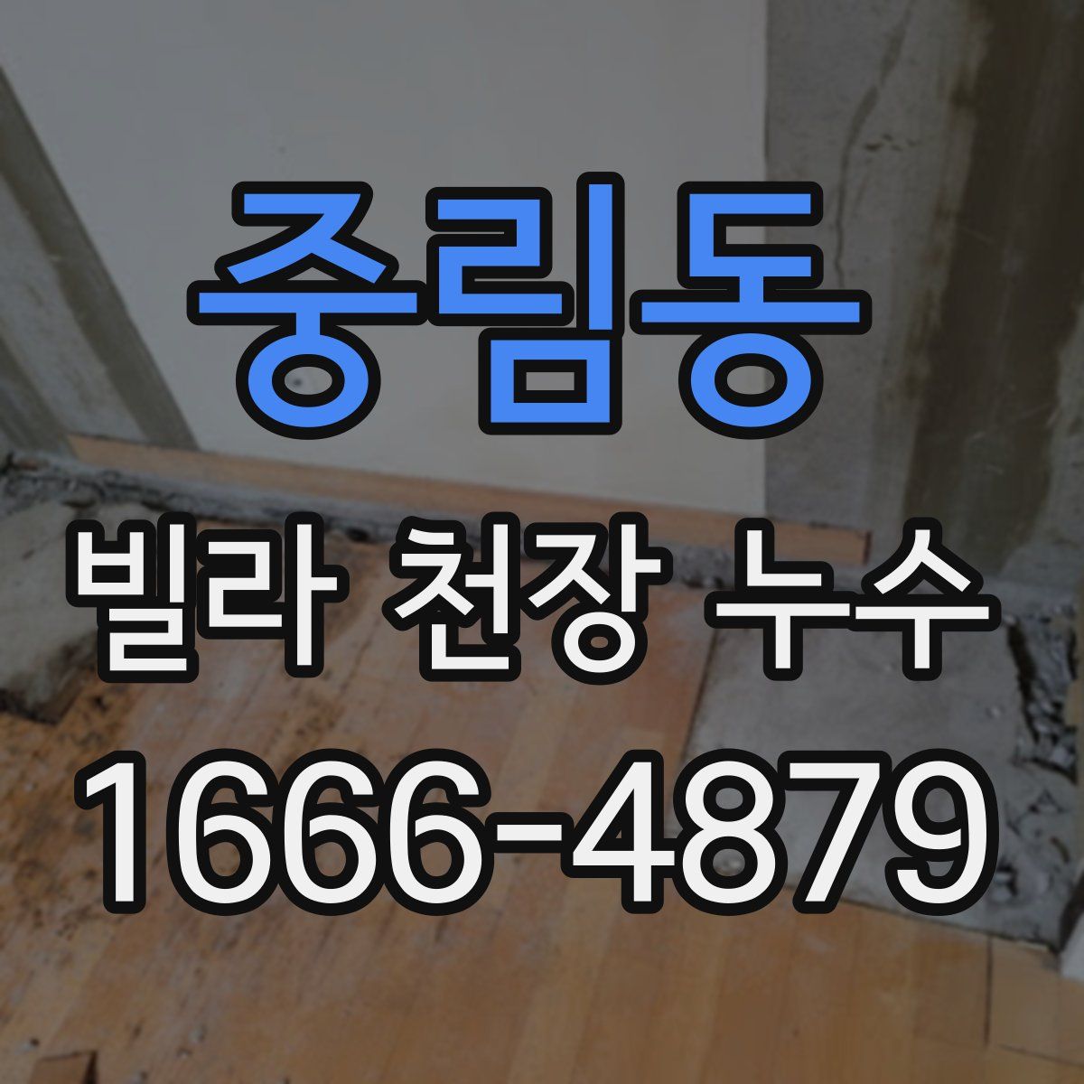 중림동 빌라 천장 누수