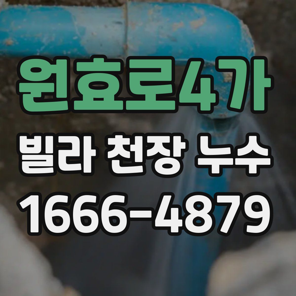 원효로4가 빌라 천장 누수