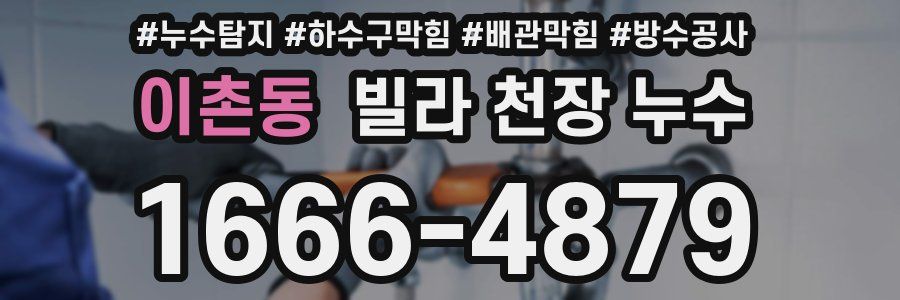 이촌동 빌라 천장 누수