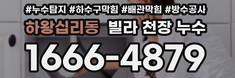 하왕십리동 빌라 천장 누수