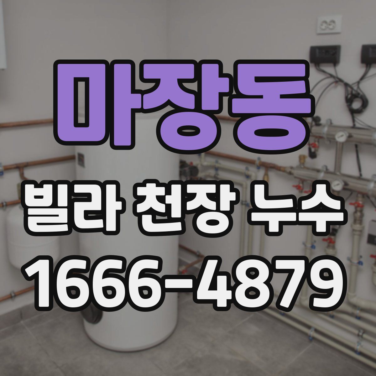 마장동 빌라 천장 누수