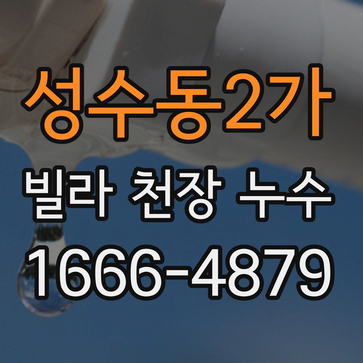 성수동2가 빌라 천장 누수