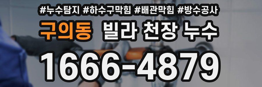 구의동 빌라 천장 누수