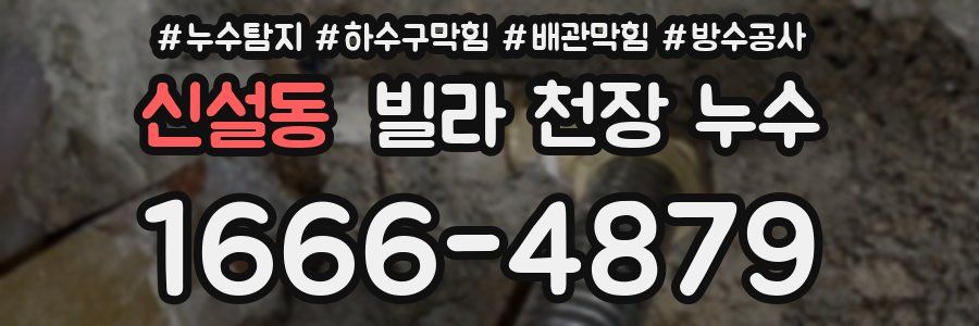 신설동 빌라 천장 누수