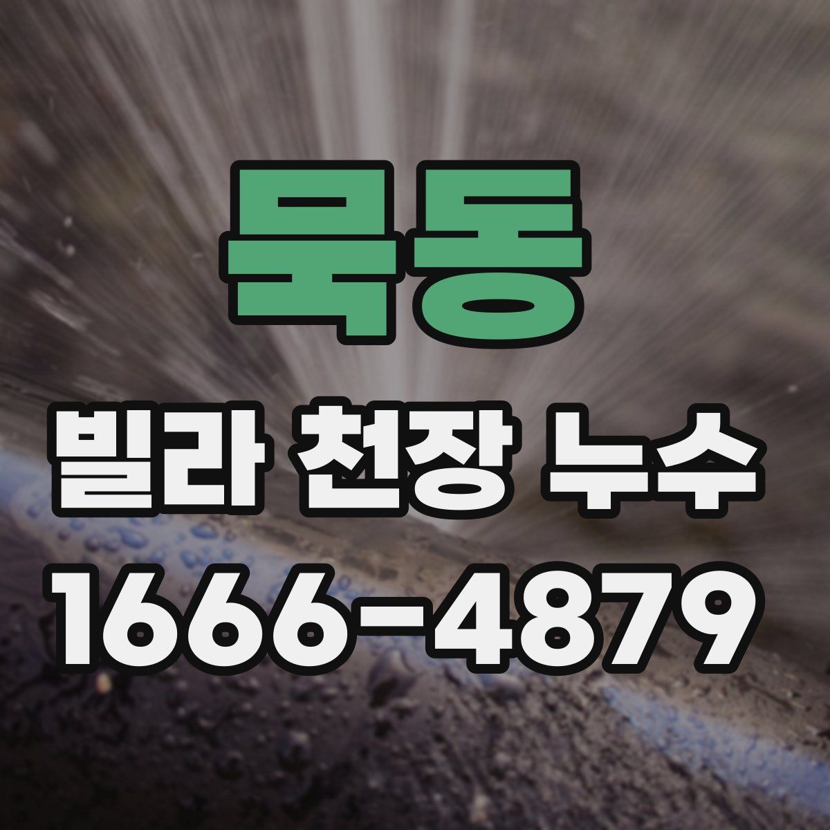 묵동 빌라 천장 누수