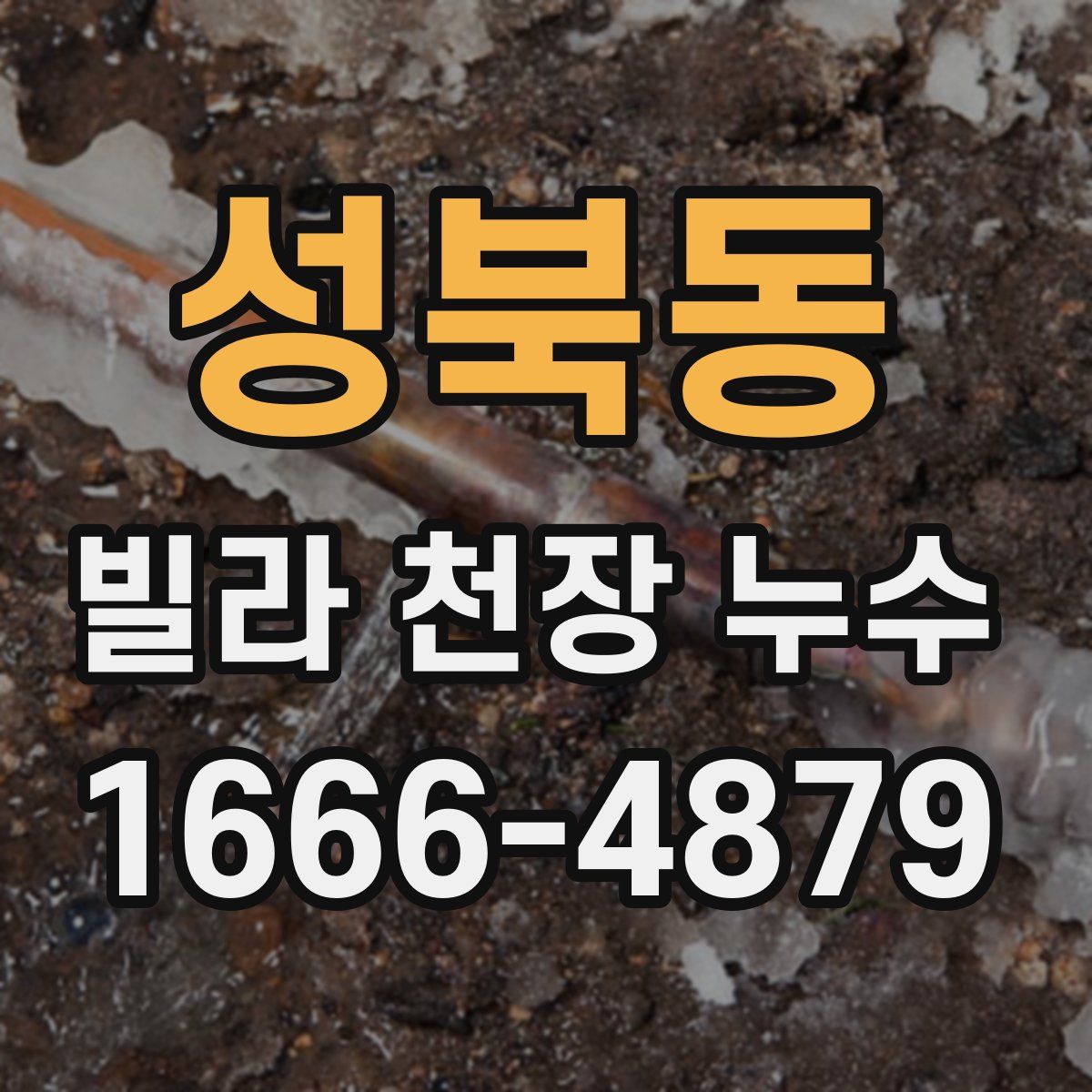 성북동 빌라 천장 누수