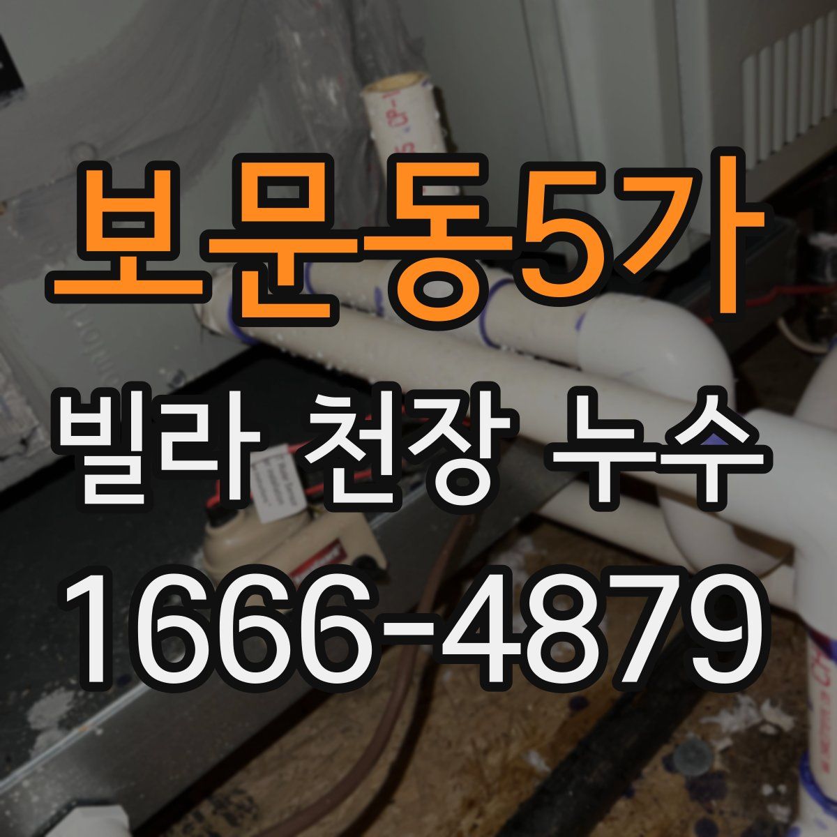 보문동5가 빌라 천장 누수