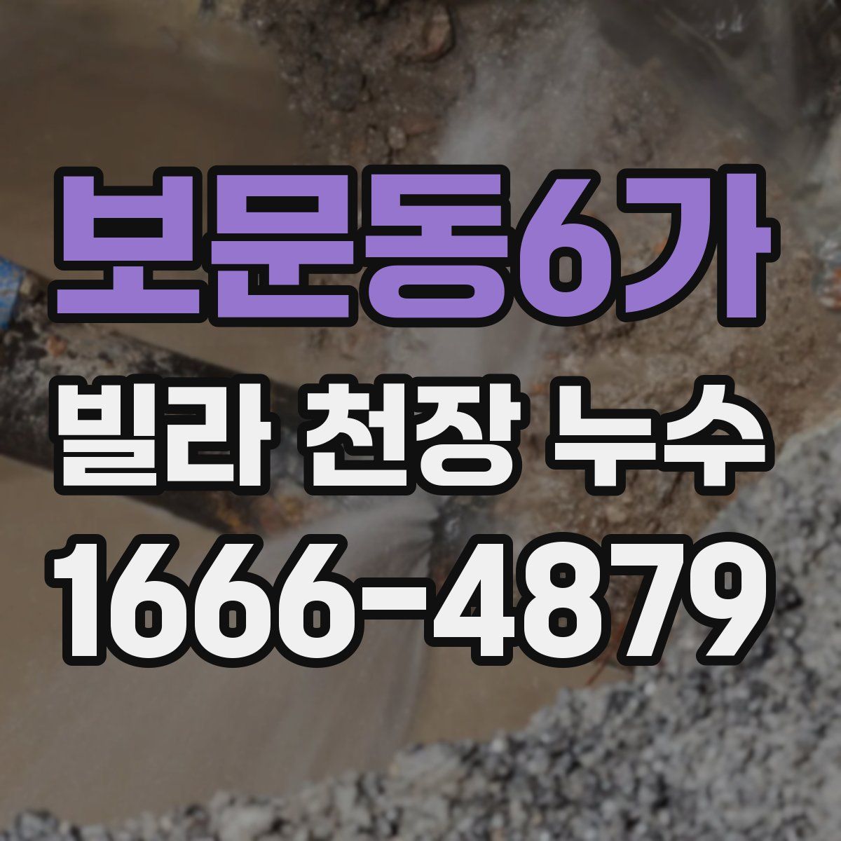보문동6가 빌라 천장 누수
