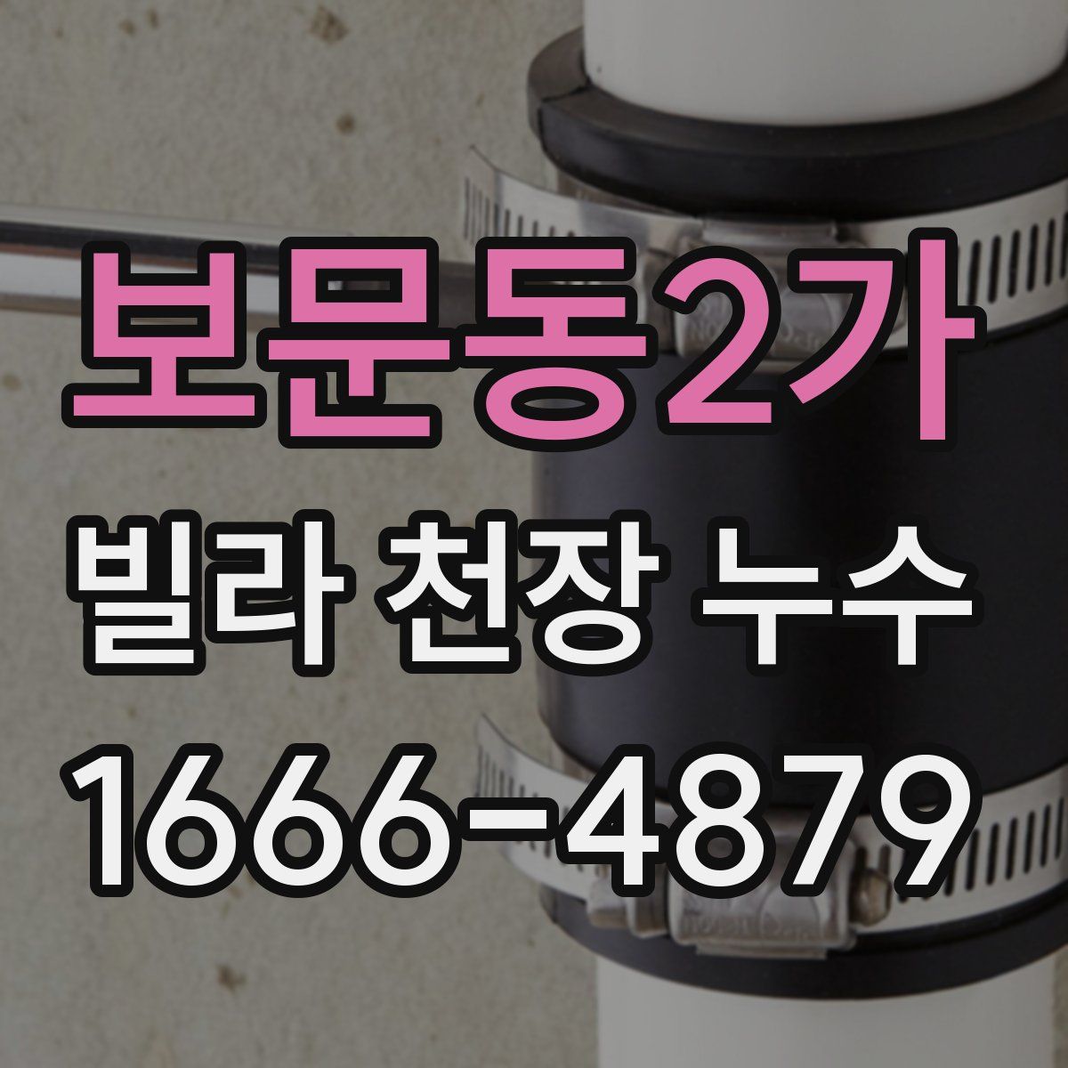 보문동2가 빌라 천장 누수
