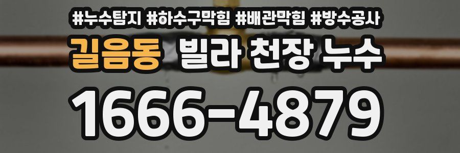 길음동 빌라 천장 누수