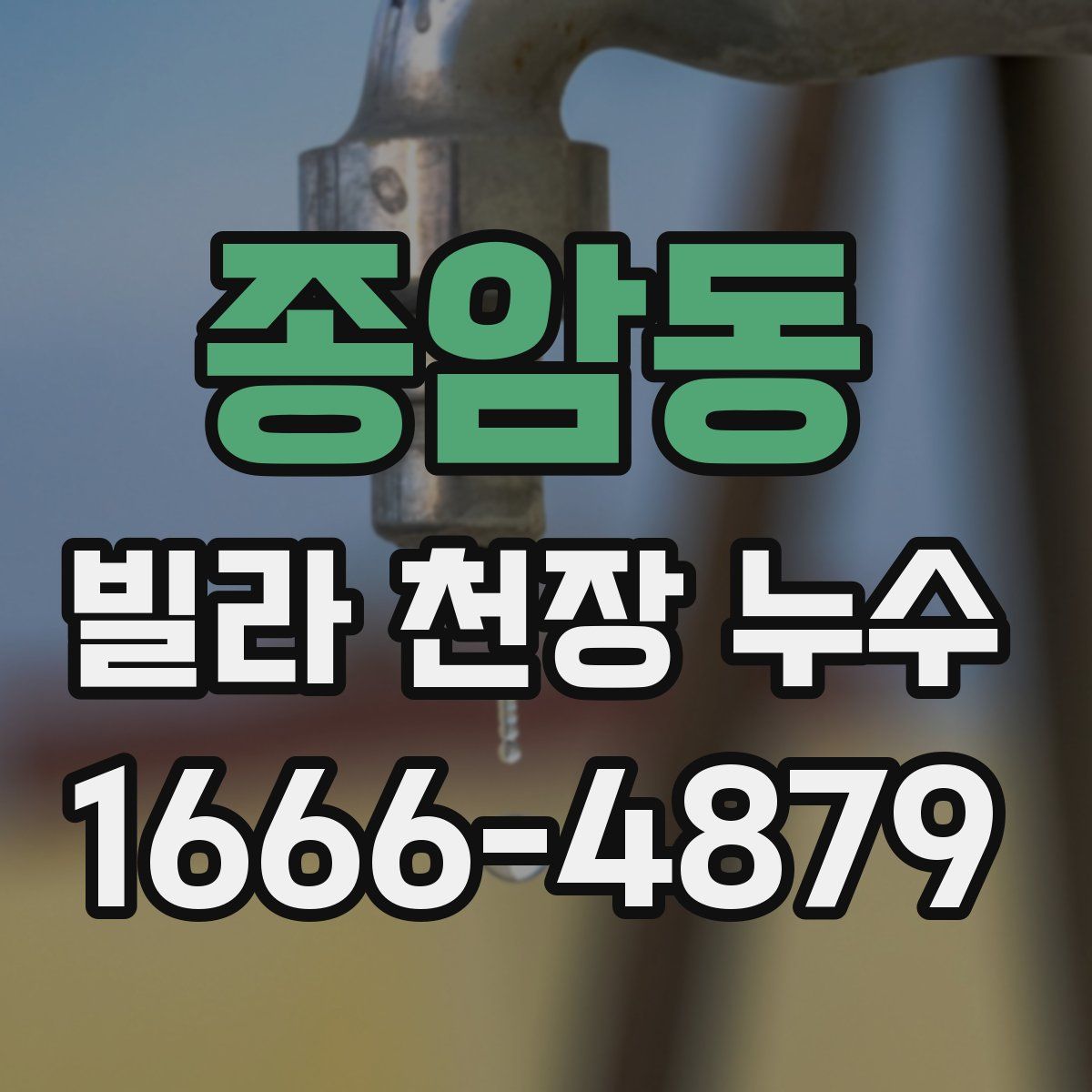 종암동 빌라 천장 누수