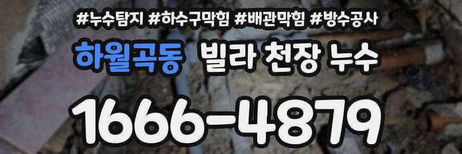하월곡동 빌라 천장 누수