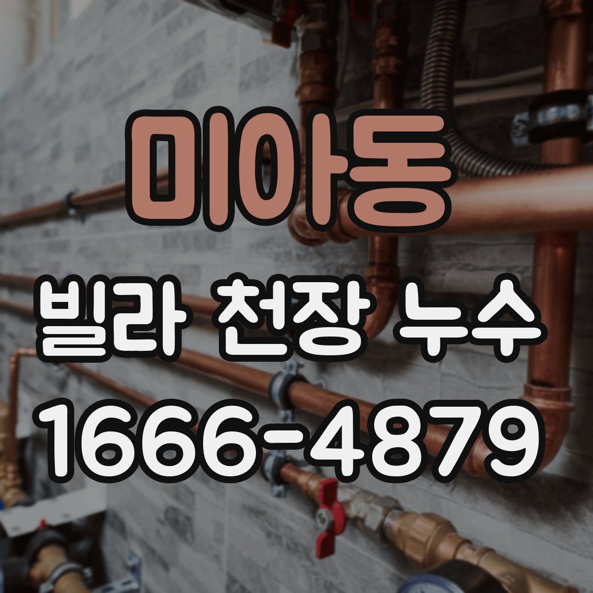미아동 빌라 천장 누수