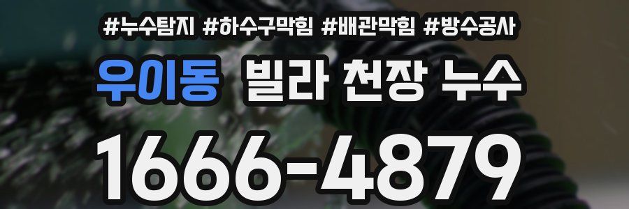 우이동 빌라 천장 누수