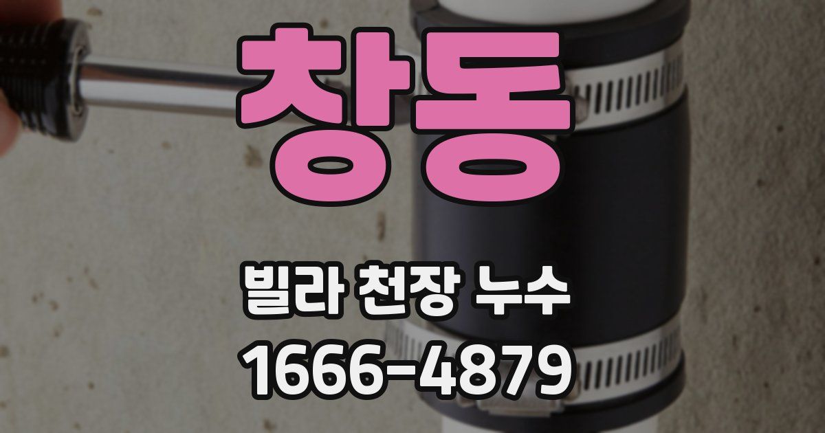 창동 빌라 천장 누수