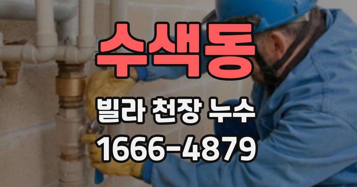 수색동 빌라 천장 누수