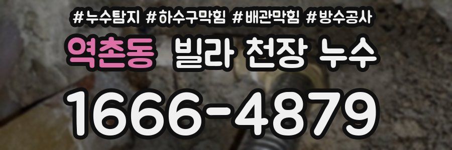 역촌동 빌라 천장 누수
