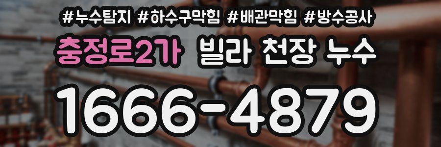 충정로2가 빌라 천장 누수