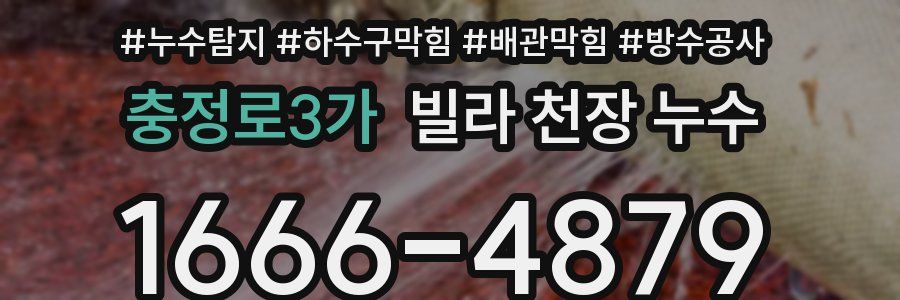 충정로3가 빌라 천장 누수