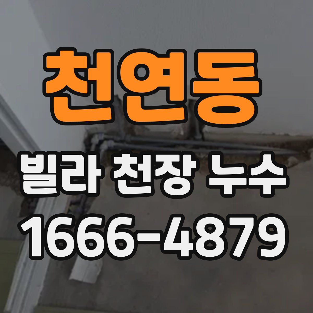 천연동 빌라 천장 누수