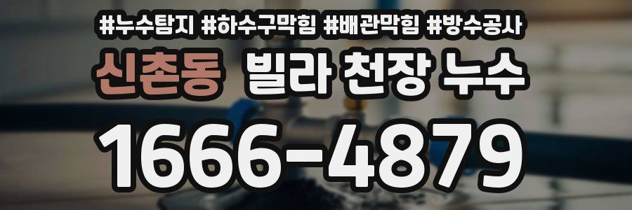 신촌동 빌라 천장 누수