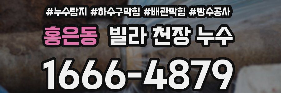 홍은동 빌라 천장 누수