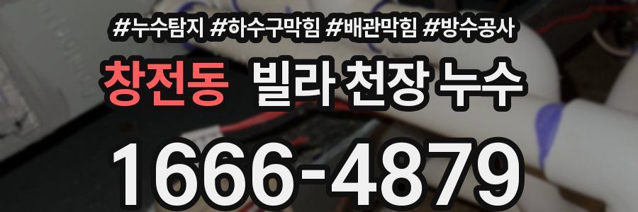 창전동 빌라 천장 누수