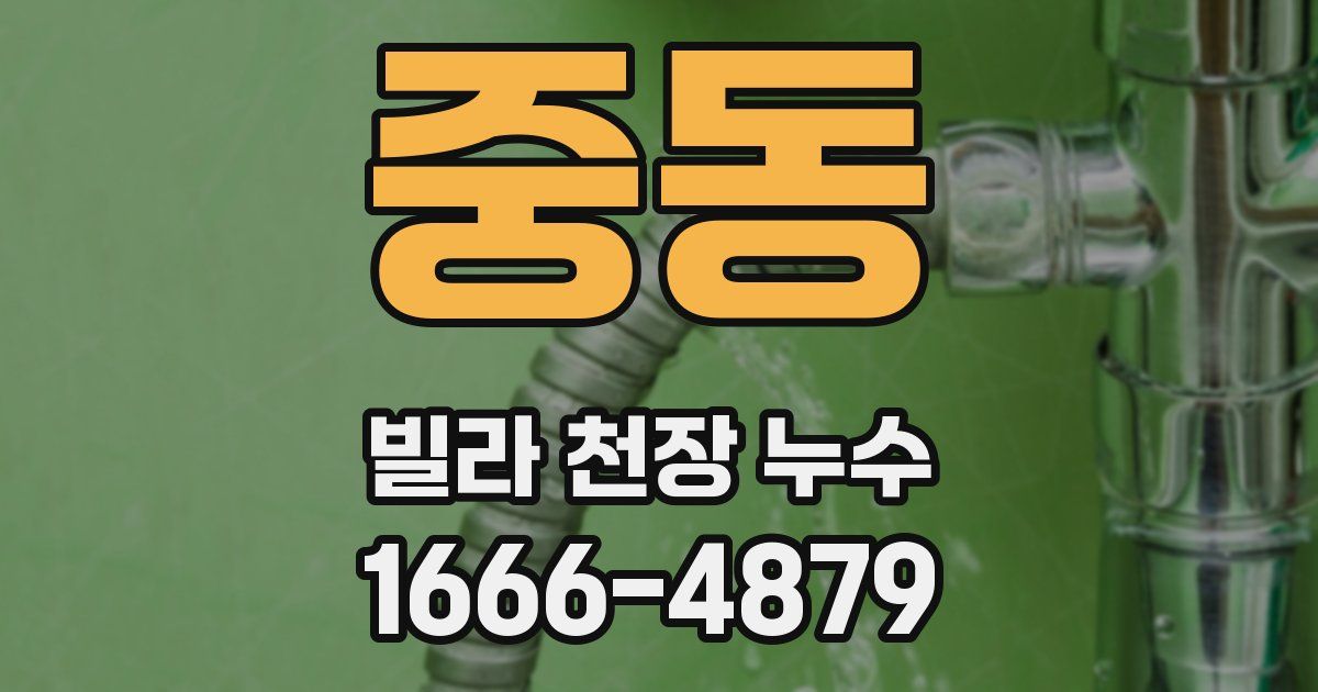 중동 빌라 천장 누수