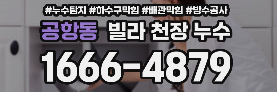 공항동 빌라 천장 누수