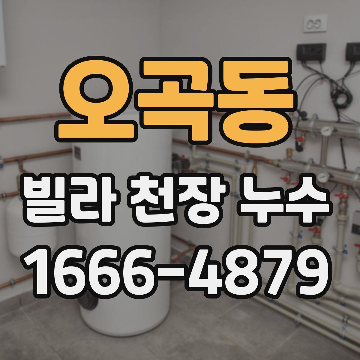 오곡동 빌라 천장 누수