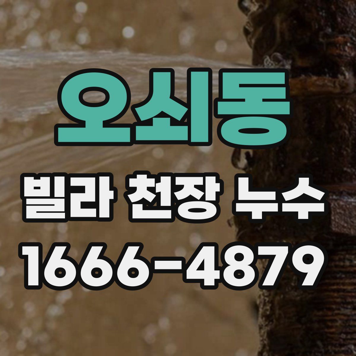 오쇠동 빌라 천장 누수