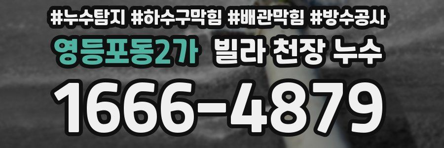 영등포동2가 빌라 천장 누수