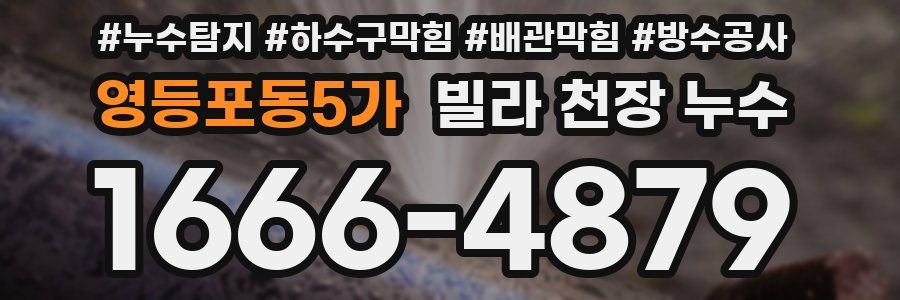 영등포동5가 빌라 천장 누수