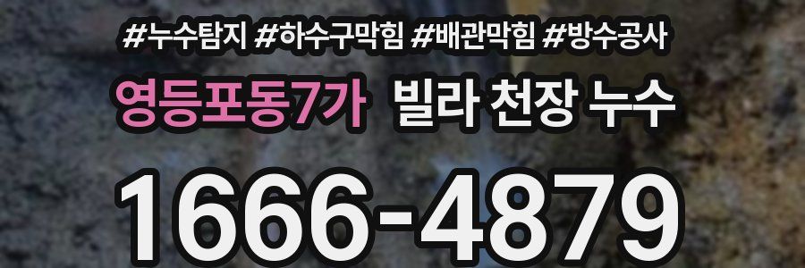 영등포동7가 빌라 천장 누수
