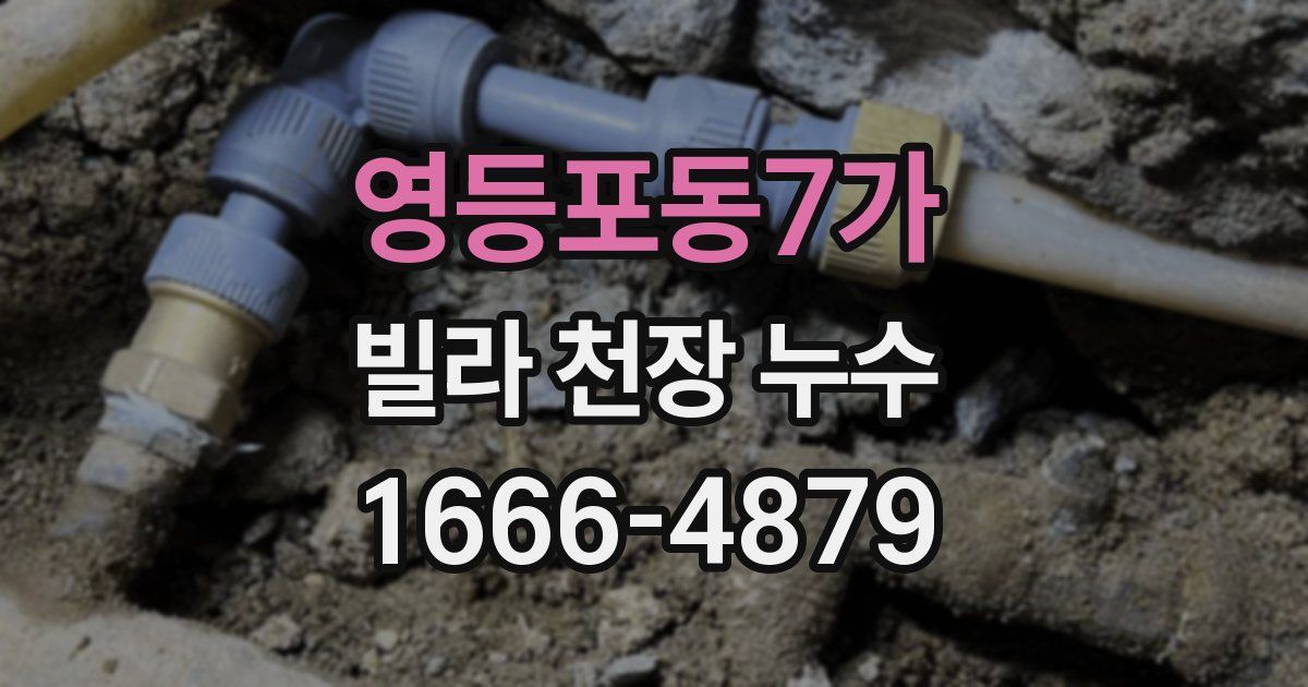 영등포동7가 빌라 천장 누수
