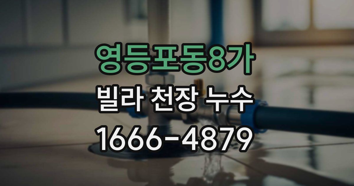 영등포동8가 빌라 천장 누수